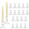Hewory Candelabri Di Vetro per Candeliere: 20pc Candelabri per Candeliere Sfuse Portapacchi per Candele Nubili Partito Dei Pezzi di Nozze Tavolo di Natale