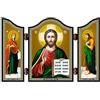 NKlaus 1456 Icona Gesù Cristo trittico Gospod' Vsederzhitel' Spasitel' altare