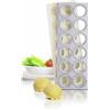 La Bonne Graine Pasta Party N7894 - Piastra e pressa con 12 stampi per ravioli di forma rotonda