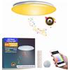 chysongoods 45W 40cm Plafoniera LED Soffitto Alexa Google Home Compatibile Con Altoparlante Bluetooth Musica Lampada Dimmerabile Colore + RGB Per Stanzetta Cambini Bagno Cameretta Cucine