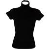 RAGNO T-Shirt Lupetto Donna Manica Corta Caldo Cotone Articolo 07452J, 020 Nero, S