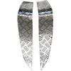 one by Camamoto cod. 77375015A coppia pedane in alluminio con viti di fissaggio per yamaha aerox/mbk nitro 50cc 100cc anno dal 1997 al 2012