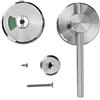 TOPINCN Blocco sportello Indicatore Vuoto Impegnato Indicatore Blocco Privacy Partizione Blocco Serratura Chiusura per WC pubblico WC Bagno