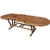 MIlani Home GENIUS - tavolo da giardino allungabile in legno massiccio di acacia