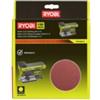 Ryobi 10 pezzi dischi abrasivi di ricambio per levigatrice ryobi rbds4601g - ryobi