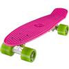 Ridge Skateboards 22 Mini Cruiser Skateboard, Rosa/Verde
