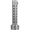 Qiilu Terminale di scarico universale per moto, marmitta DB Killer, per tubo di scarico da 35 mm / 42 mm / 45 mm argento (42 mm)