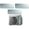 Daikin Climatizzatore Condizionatore DAIKIN BLUEVOLUTION Trial split serie EMURA WHITE III Inverter da 7000+7000+12000 btu con 3MXM52N WI-FI INTEGRATO R-32 7+7+12 A+++/A++