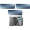 Daikin Climatizzatore Condizionatore DAIKIN BLUEVOLUTION Trial split serie EMURA SILVER III Inverter da 9000+12000+12000 btu con 3MXM68N WI-FI INTEGRATO R-32 9+12+12 A+++/A++