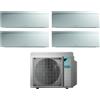 Daikin Climatizzatore Condizionatore DAIKIN BLUEVOLUTION Quadri split serie EMURA WHITE III Inverter da 7000+9000+12000+18000 btu con 4MXM80N WI-FI INTEGRATO R-32 7+9+12+18 A+++/A++