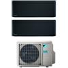 Daikin Climatizzatore Condizionatore DAIKIN BLUEVOLUTION Dual split serie STYLISH TOTAL BLACK Inverter da 9000+15000 btu con 2MXM50M9/N WI-FI INTEGRATO R-32 9+15 A+++/A++