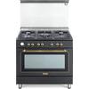 De'Longhi Cucina a gas con forno elettrico, N° 5 Fuochi, 90x60 cm, PEMA 965 C ED Linea Country