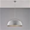 BeLight Sospensione diametro 50 in ferro laccato bianco con decorazione argento antico con cavo elettrico regolabile 1 luce