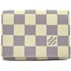 Louis Vuitton Pre-Owned - Portacarte Damier Azur 2011 - Donna - tela - Taglia unica - Bianco