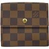 Louis Vuitton Pre-Owned - Portafoglio Elise bi-fold 2006 - Donna - tela - Taglia unica - Marrone