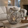 MIlani Home GISELE - lanterna in vimini tondo 20 x 36 cm