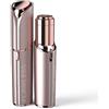 Flawless Finishing Touch Flawless, Dispositivo Ricaricabile per la Depilazione del Viso di Nuova Generazione, Epilatore Discreto, Indolore e Sicuro per Pelli Sensibili, Rosa