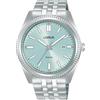 Lorus Orologio analogico al quarzo da uomo con bracciale in acciaio inossidabile, Argento/Blu - RH969QX9
