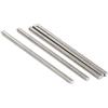 PATIKIL M6 150mm Lunghezza 304 Inox Acciaio Completamente Filettata Asta Barra Borchie Ferramenta,Argento Tono 5pz