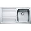Franke Logica Line LLX 611-L - Inox satinato sx