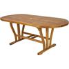 Cosma Tavolo ovale estensibile 150/200x90 cm in legno massiccio di acacia