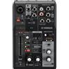 YAMAHA Mixer Yamaha AG03MK2 Mixer a 3 Canali per Streaming Live con Interfaccia Audio USB, per Windows, Mac, iOS e Android, Nero
