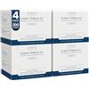Clean Skin Club Clean Towels XL, 100% USDA Biobased Dermatologo Approvato Asciugamani Viso, Monouso Clinicamente Testato, Salviette asciutte Struccanti, Ultra Morbido, 200 ct, Confezione da 4