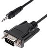 StarTech.com Cavo Seriale DB9 a 3,5 mm da 1m - Cavo RS232 9 pin a 3,5mm M/M per la Configurazione di Dispositivi Seriali, Proiettori, Digital Signage e TV tramite Jack Audio (9M351M-RS232-CABLE)