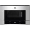 BERTAZZONI F383MODMWSX Forno Microonde Combinato, Acciaio Inox, 60x38 cm, Incasso, Serie Modern, 3 Funzioni, 5 Livelli di Potenza