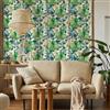 Ambiance Sticker Adesivo per finestra anti-sguardo oscurante, orchidea verde, adesivo frangivista per vetri e porte della doccia, grande, 40 x 100 cm