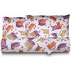 Smart Deco Home Set copripiumino federe letto parure copripiumino stampa fantasia 100% cotone Made in Italy MATRIMONIALE GATTI ARANCIONE