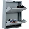 StarMart Scarpiera Piccola a 2 Ante - Grigio
