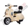 Vespa Moto Scooter Elettrico per Bambini Piaggio Mini Vespa Small PX 6V Mp3 Schienale