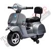 Vespa Moto Scooter Elettrico per Bambini Piaggio Mini Vespa Small PX 6V Mp3 Schienale