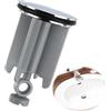 JUGNAW Tappo per lavello da bagno, 40 mm, Regolabile in Altezza, Guarnizione Impermeabile, Set di 1 Tappi per Scarico Lavabo, Vasca, Bidet, Cucina - Resistente e Facile da Installare
