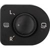 HZTWFC Regolare l'interruttore specchietto laterale con manopola OEM # 1J1 959 565E 1J1959565E per VW New Beetle Jetta Passat B2 B3 Golf 4