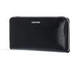 Calvin Klein Portafoglio donna CK articolo K60K609999 CK MUST Z/A WALLET LG SAFFIANO cm 19 x 10 x 2 (circa), BAX Black/Nero, Taglia unica