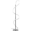 RL LIVE YOUR LIGHT Reality LED Lampada da terra Argos R42361106, Metallo Cromo Plastica Bianco, incl. 28 Watt LED, Dimmer interruttore
