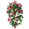 Flair Flower Fioritura sospesa viticcio, Appendere, Fiori di Seta, Balcone, terrazza, Piante Artificiali, Sintetica plastica, Colore: Rosa, 40x25x23 cm