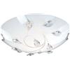 Globo PLAFONIERA NICHEL SATINATO, LAMPADINE ESCLUSE: 2xE27 40W Art. 40404-2 [Cucina]