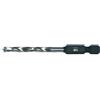 Fisch Model hex shank High Speed Steel double flute BRAD Point drill, 013BE0300
