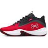 Under Armour UA Lockdown 7, Scarpa da Basket Unisex-Adulto, Red/Black/Red, 46 EU