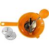 Fackelmann Passaverdure con due dischi Ø20 cm colore arancione