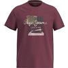 Pepe Jeans Melbourne Tee, T-shirt Uomo, Rosso (Crushed Berry),XL