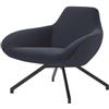 ALMA DESIGN poltrona X BIG con struttura in acciaio verniciato antracite - 2051-VT-B-JOJO