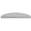andiamo Savanna - Set di 15 tappetini per gradini, per proteggere le scale, 28 x 65 cm, grigio chiaro