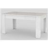 Giordanoshop Tavolo Allungabile 90x90/180x75 cm Jesi Bianco Lucido