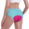 FEIXIANG Pantaloni da Ciclismo da Donna, Pantaloncini da Ciclismo Corti Pantaloncini da Ciclismo Biancheria Intima da Ciclismo con Imbottitura in Gel 4D Traspiranti ad Asciugatura