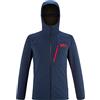 Millet - Magma Shield Hoodie M - Giacca Softshell da Uomo - Membrana Antivento - Escursionismo, Uso Quotidiano - Blu