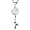 CELESTIA Donna Collana Chiave di Ecate Dea con Ciondolo Serpente Argento 925 Gioielli Esoterismo Pagani Stregoneria Regali Strega Donne Wicca Amuleto Portafortuna Supernatural